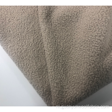 100% polyester boucle sherpa fleece stofrol